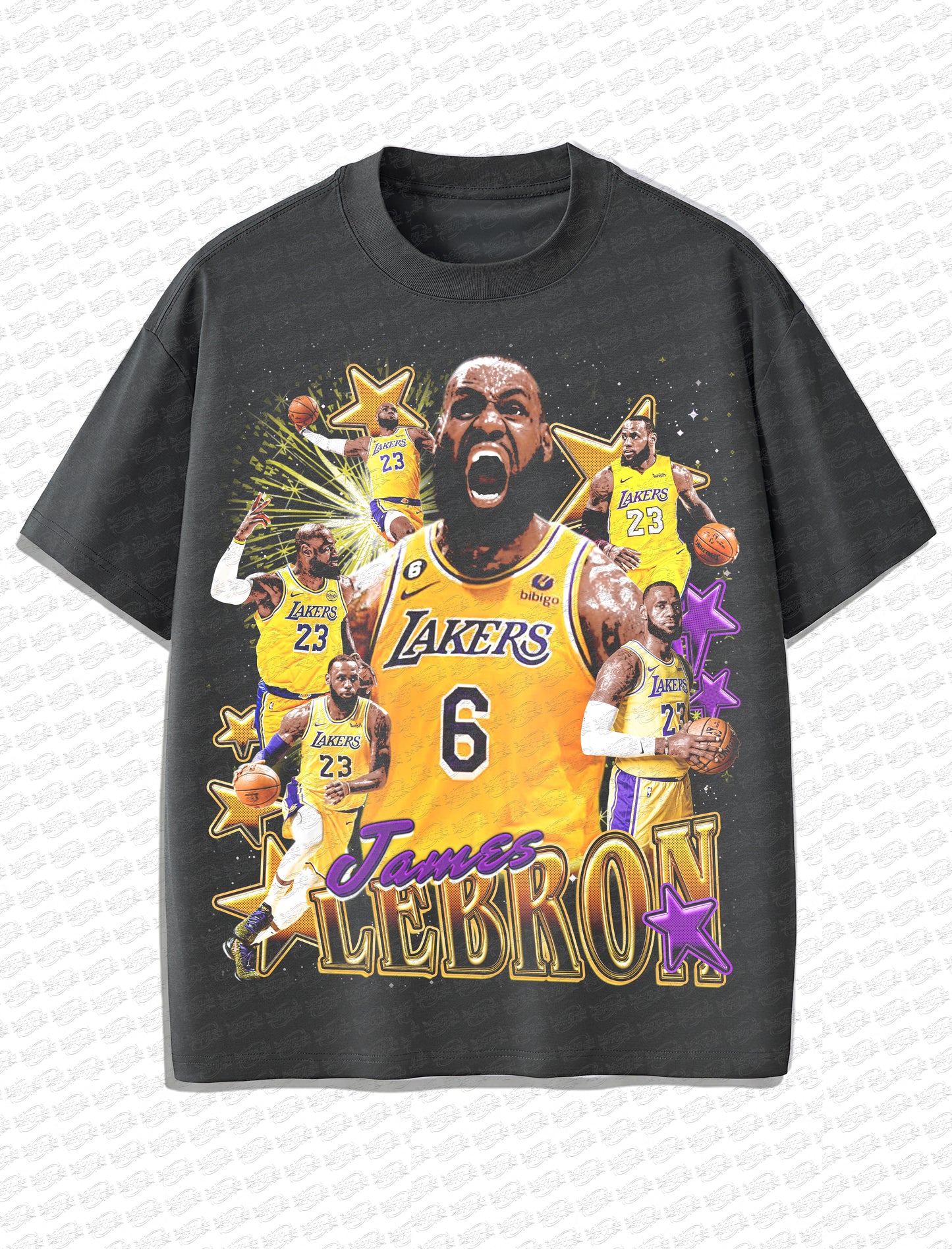 LeBron James Lakers “King Legacy” Vintage T-Shirt – Retro Bootleg Style