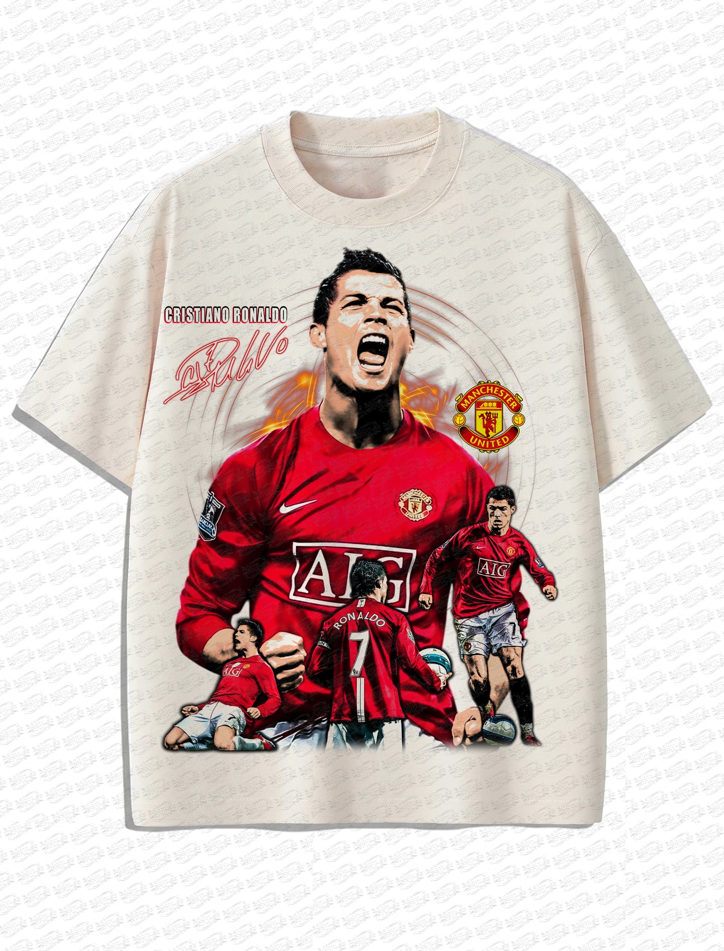 Cristiano Ronaldo Manchester United “Red Devil Legacy” Vintage T-Shirt