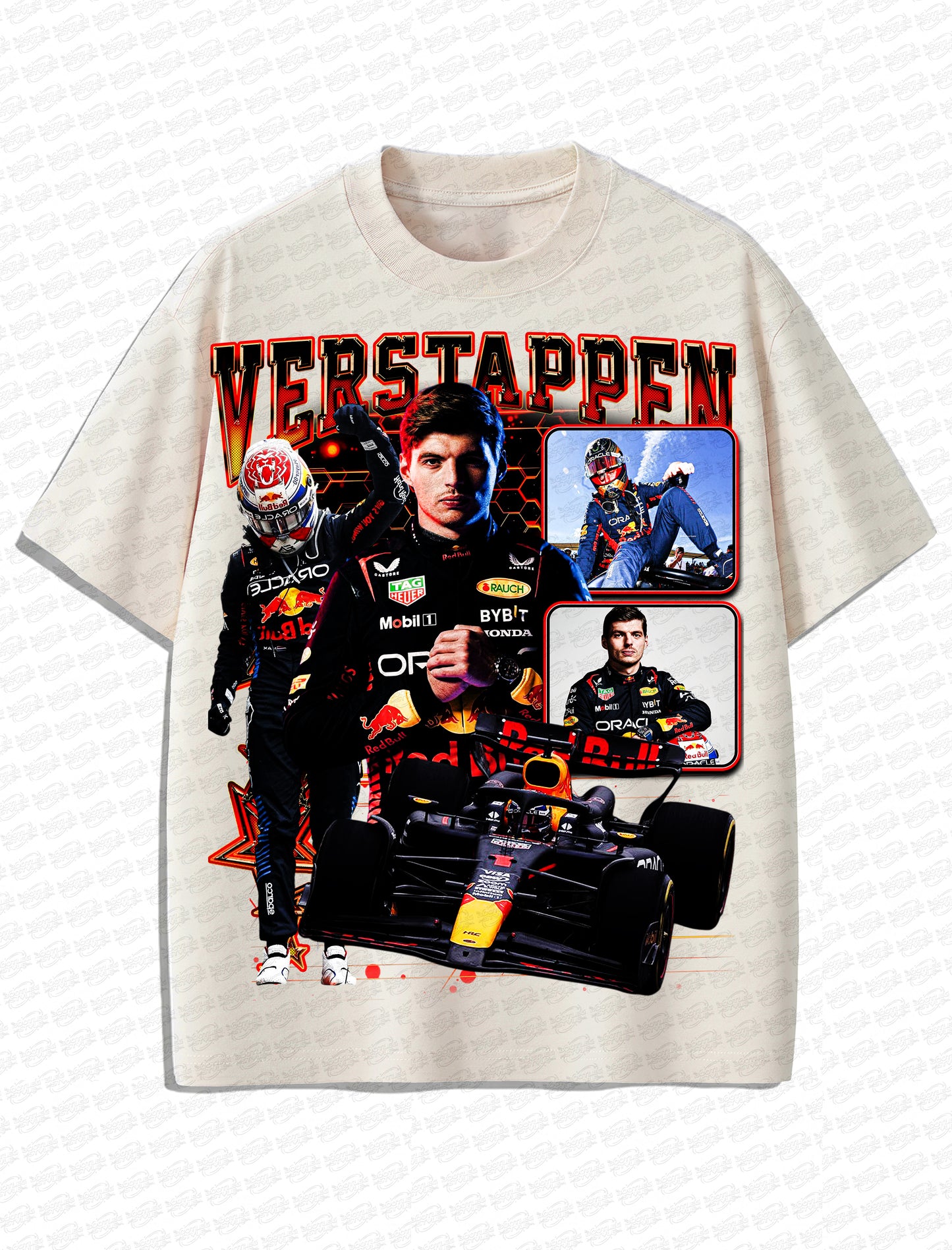 Max Verstappen Vintage T-Shirt – Retro F1 Bootleg Style