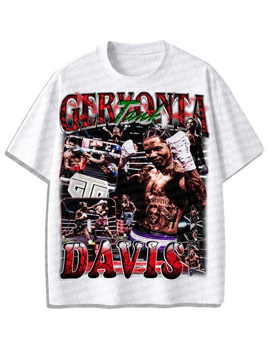 Gervonta Davis “Tank” Vintage T-Shirt – Retro Boxing Bootleg Style