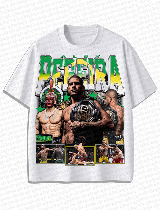 Alex Pereira “Poatan Legacy” Vintage T-Shirt – Retro UFC Bootleg Style