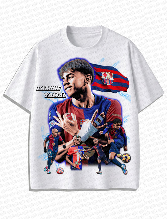 Lamine Yamal “Future Star” Vintage T-Shirt – Retro Football Bootleg Style