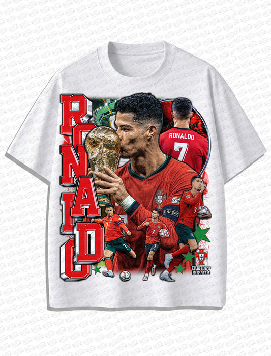 Cristiano Ronaldo Portugal “World Cup Dream” Vintage T-Shirt – Retro Bootleg Style