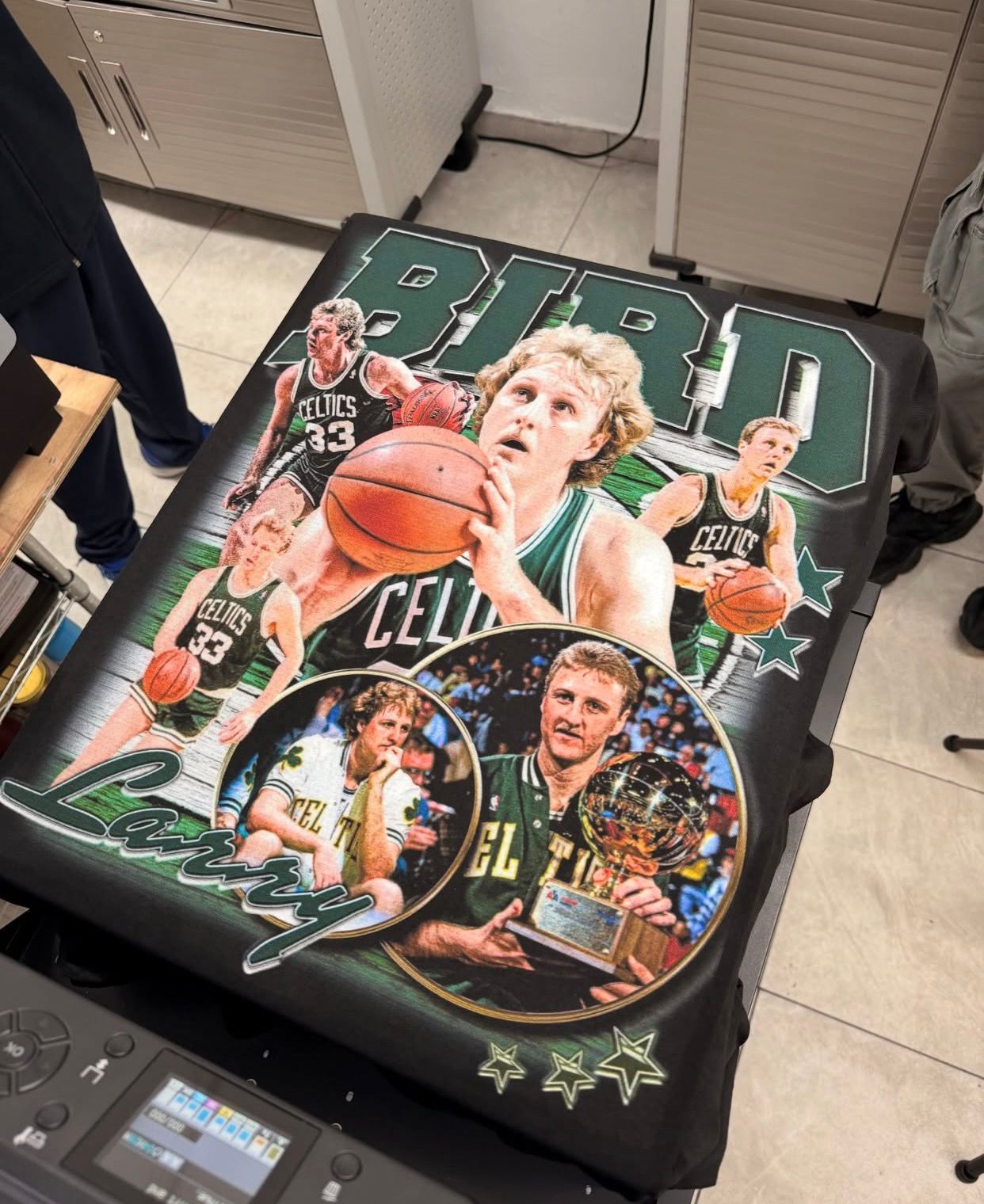 Larry Bird Vintage T-Shirt – Retro NBA Bootleg Style