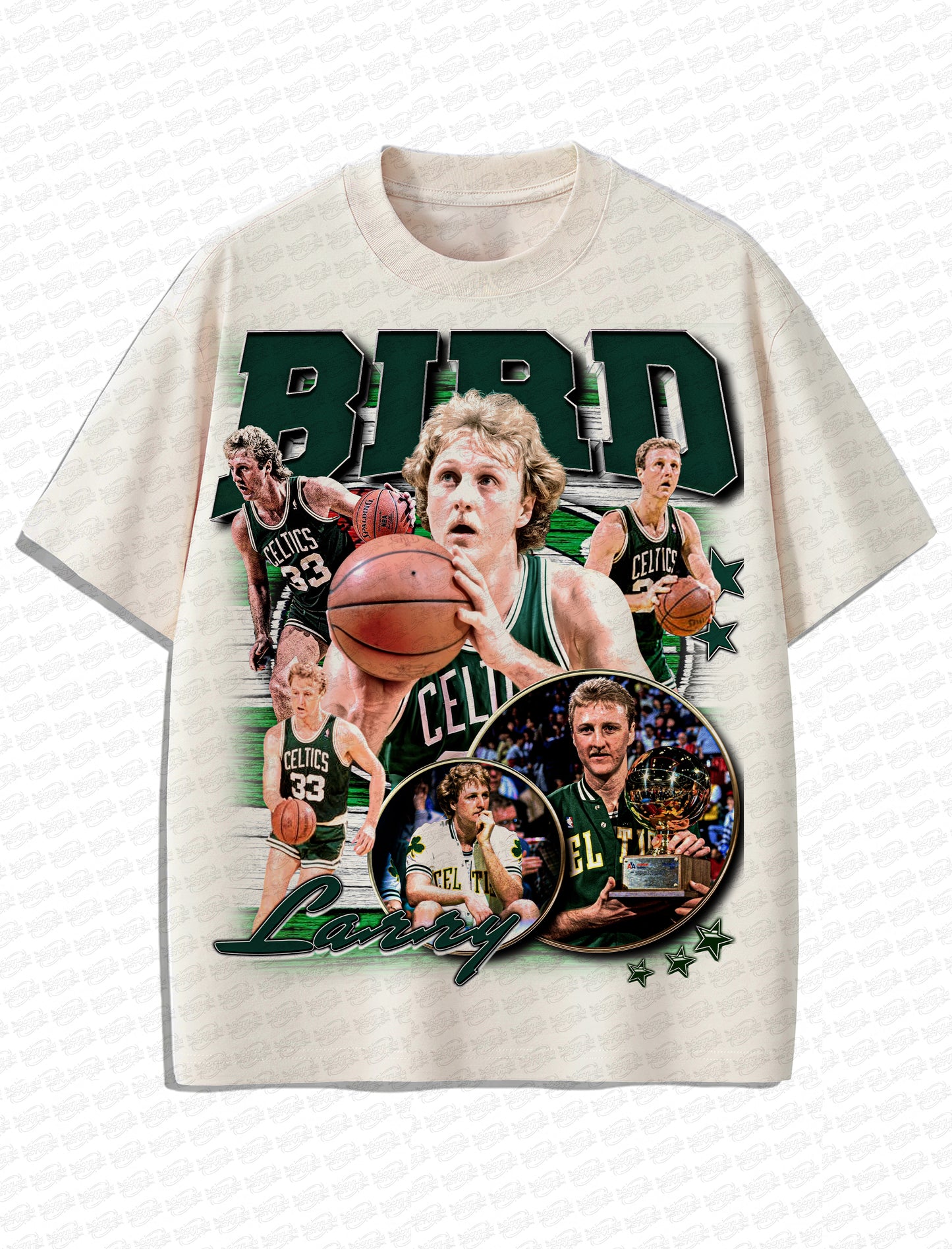 Larry Bird Vintage T-Shirt – Retro NBA Bootleg Style
