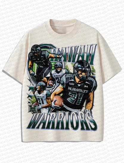 Hawaii Warriors Football “Island Legacy” Vintage T-Shirt – Retro Bootleg Style