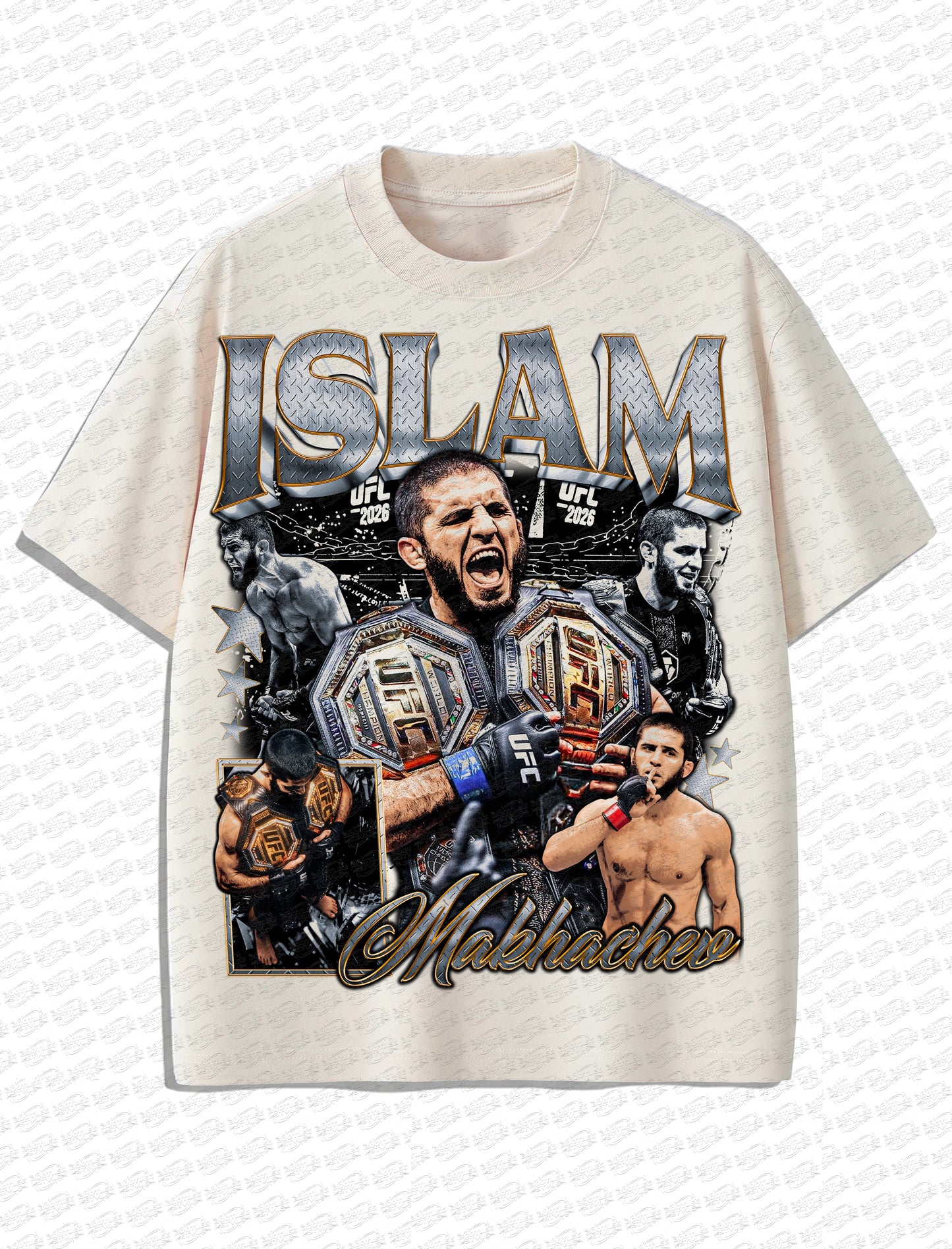 Islam Makhachev “Legacy of a Champion” Vintage T-Shirt – Retro MMA Bootleg Style