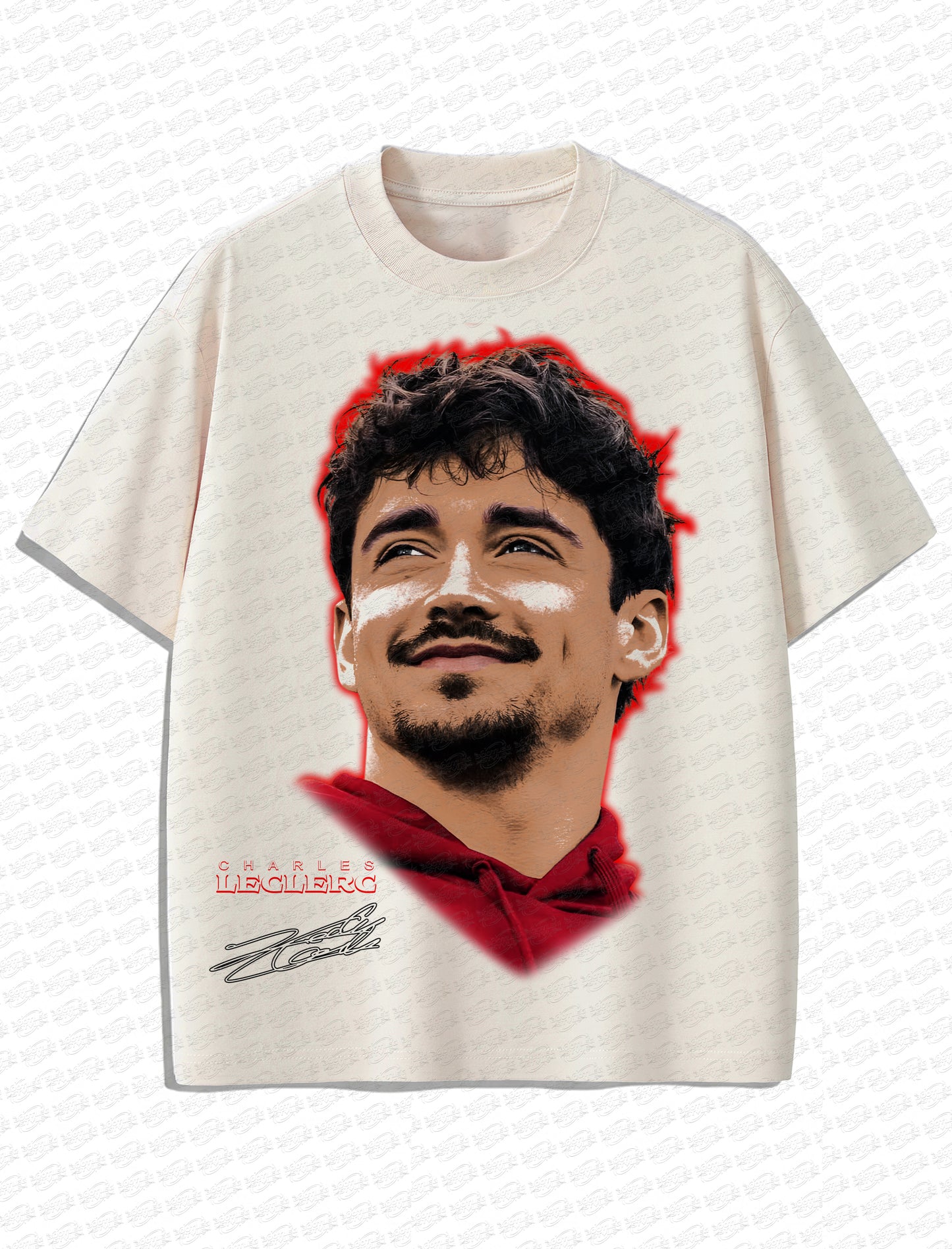 Charles Leclerc F1 “Monaco King” Big Face Vintage T-Shirt – 90s Bootleg Style