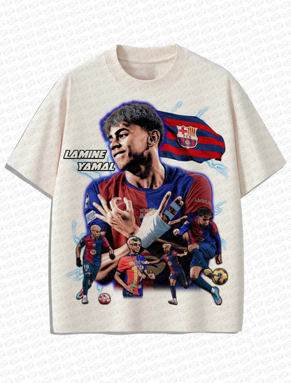Lamine Yamal “Future Star” Vintage T-Shirt – Retro Football Bootleg Style