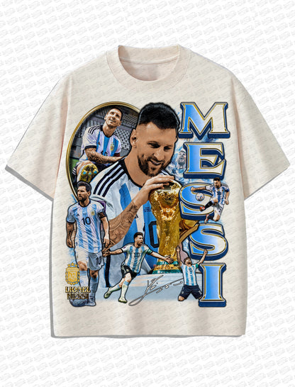 Messi Argentina “Last Dance 2026” Vintage Tee – 90s Retro Football Style