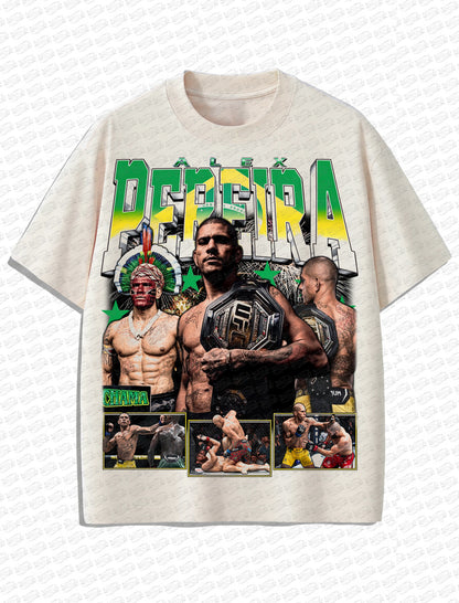Alex Pereira “Poatan Legacy” Vintage T-Shirt – Retro UFC Bootleg Style