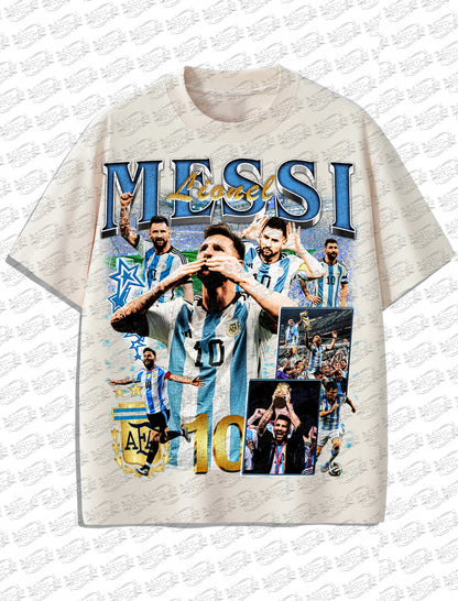 Messi World Cup 2026 Vintage Bootleg T-shirt – Argentina