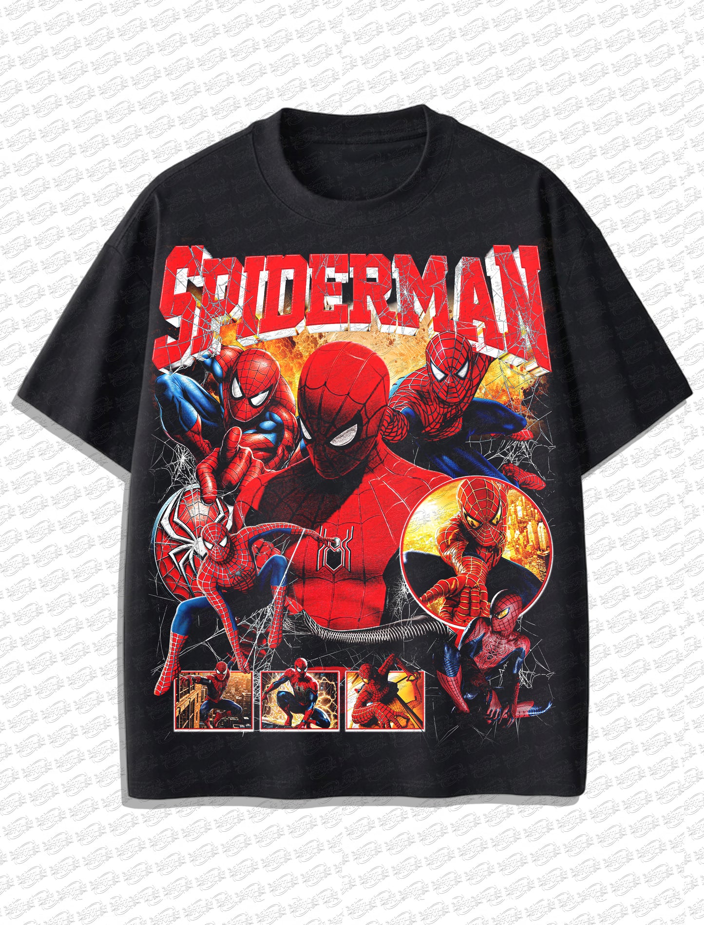 Vintage Spider Hero “Web Legend” T-Shirt – Retro Bootleg Style