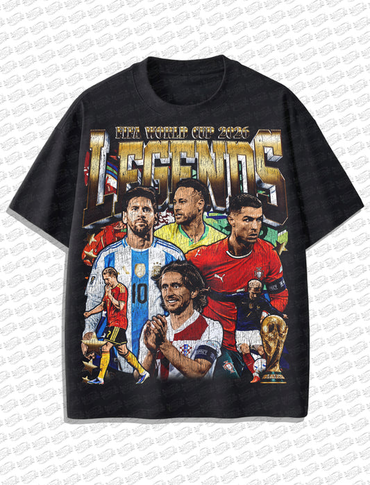 The Last Dance World Cup Legends Vintage T-Shirt – Double Sided Bootleg Style