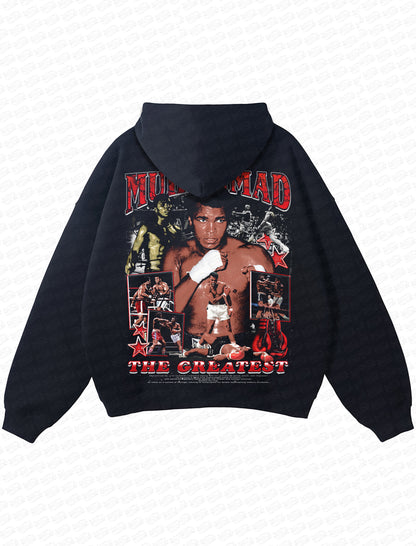 Muhammad Ali “The Greatest” Vintage Hoodie – Retro Bootleg Style