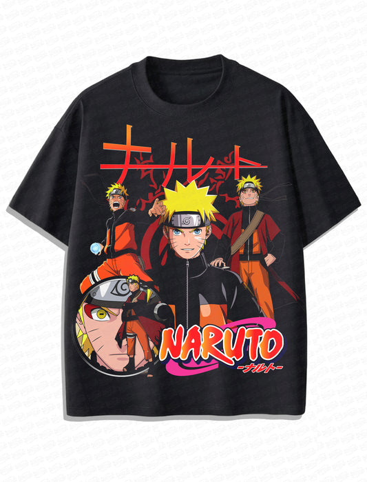 Naruto Uzumaki Vintage T-Shirt – Retro Anime Bootleg Style