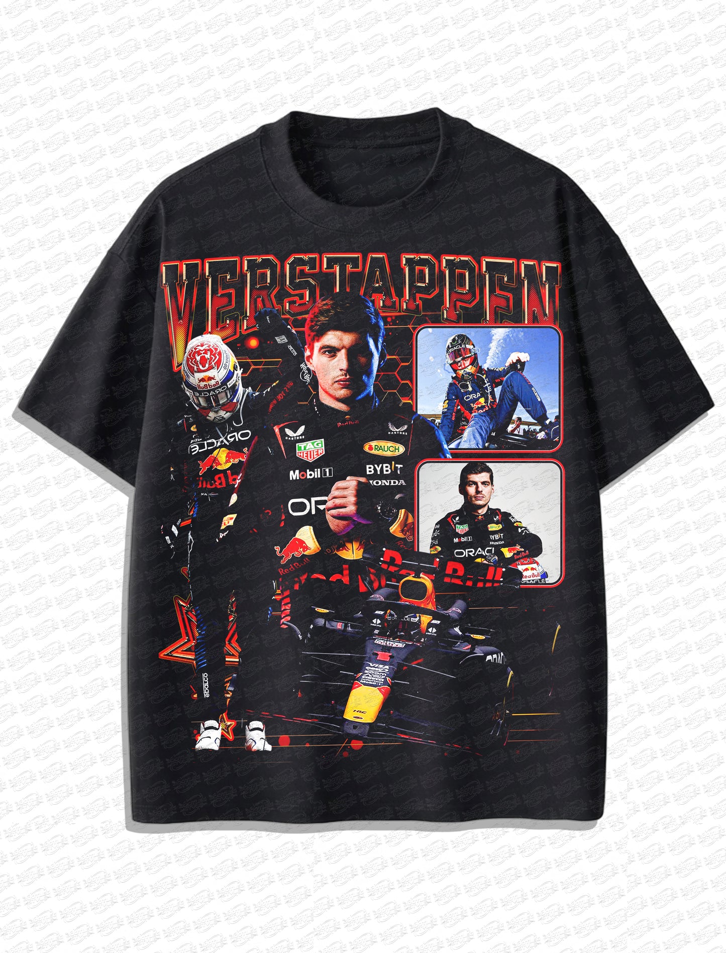 Max Verstappen Vintage T-Shirt – Retro F1 Bootleg Style
