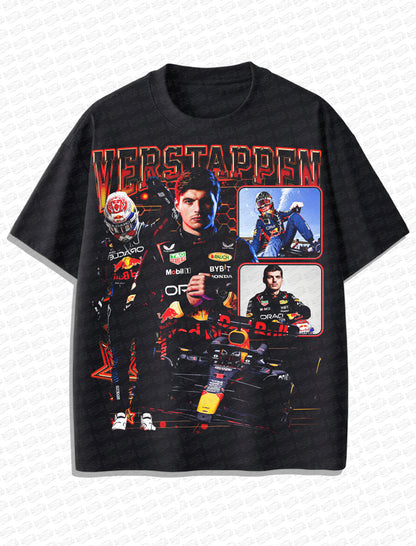 Max Verstappen Vintage T-Shirt – Retro F1 Bootleg Style