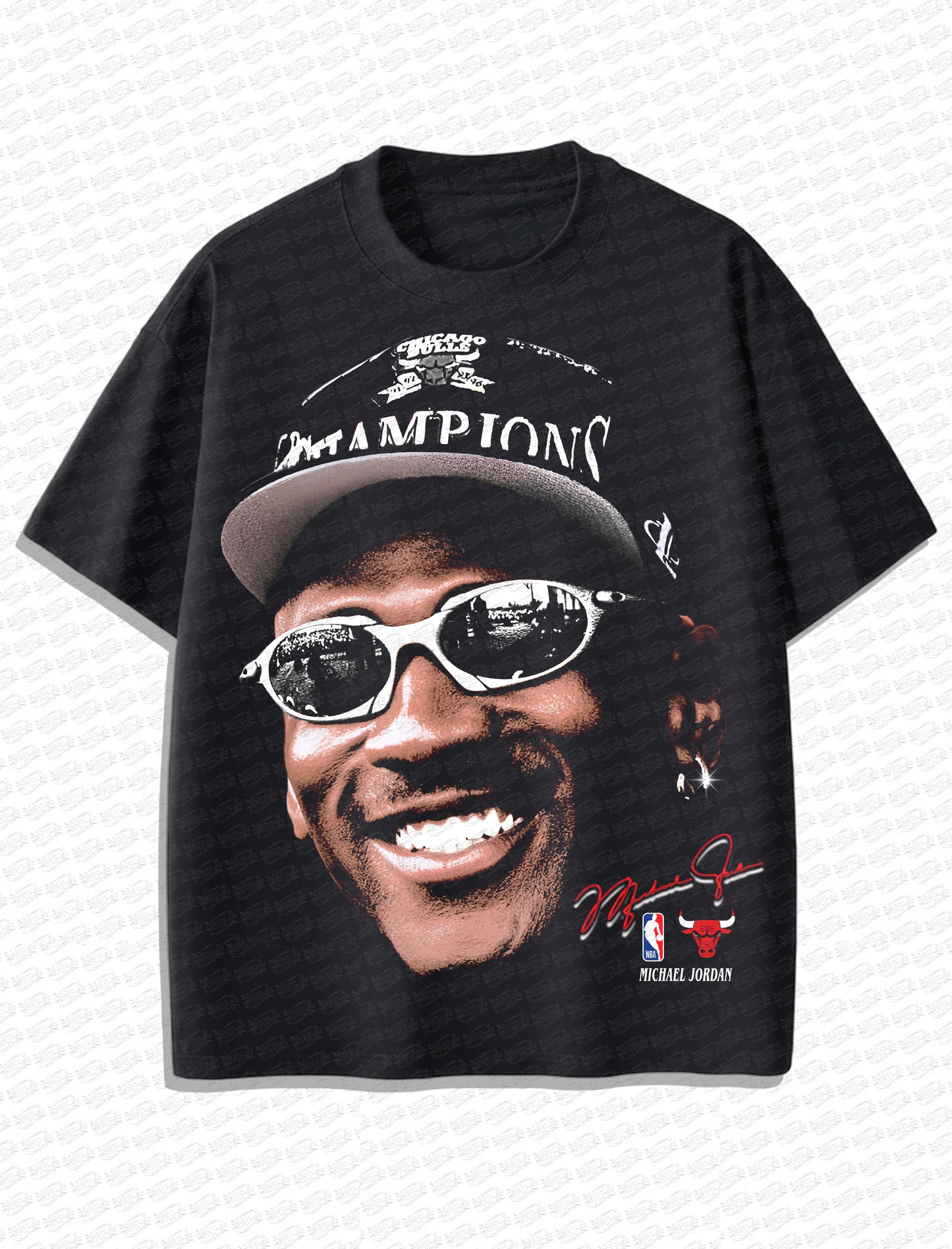 Michael Jordan Big Face Vintage T-Shirt – Retro NBA Bootleg Style