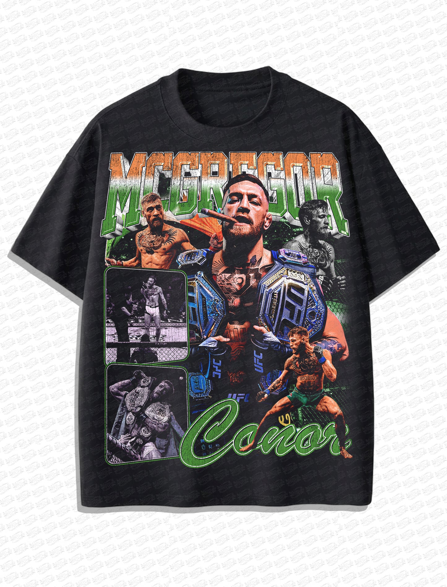 Conor McGregor “The Notorious” Vintage T-Shirt – Retro MMA Bootleg Style