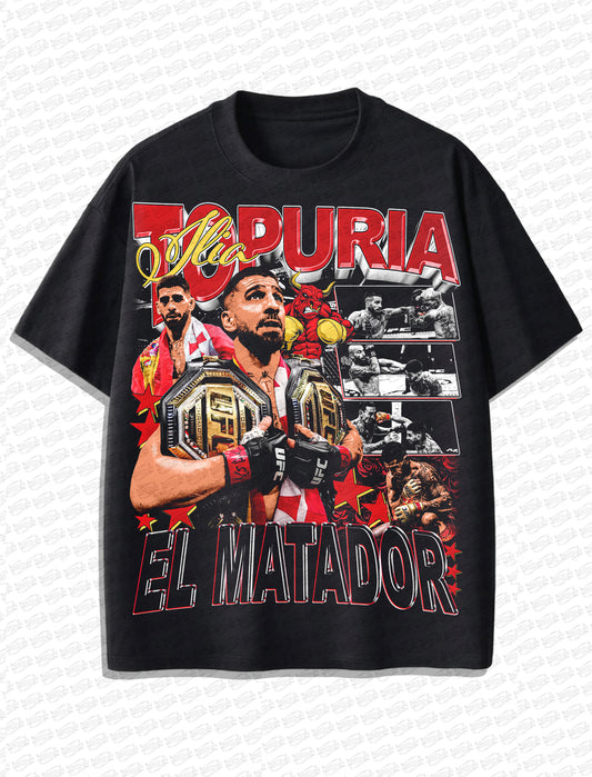 Ilia Topuria Retro MMA vintage Style