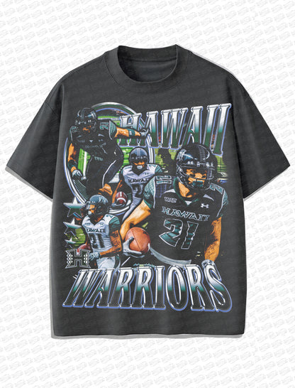 Hawaii Warriors Football “Island Legacy” Vintage T-Shirt – Retro Bootleg Style