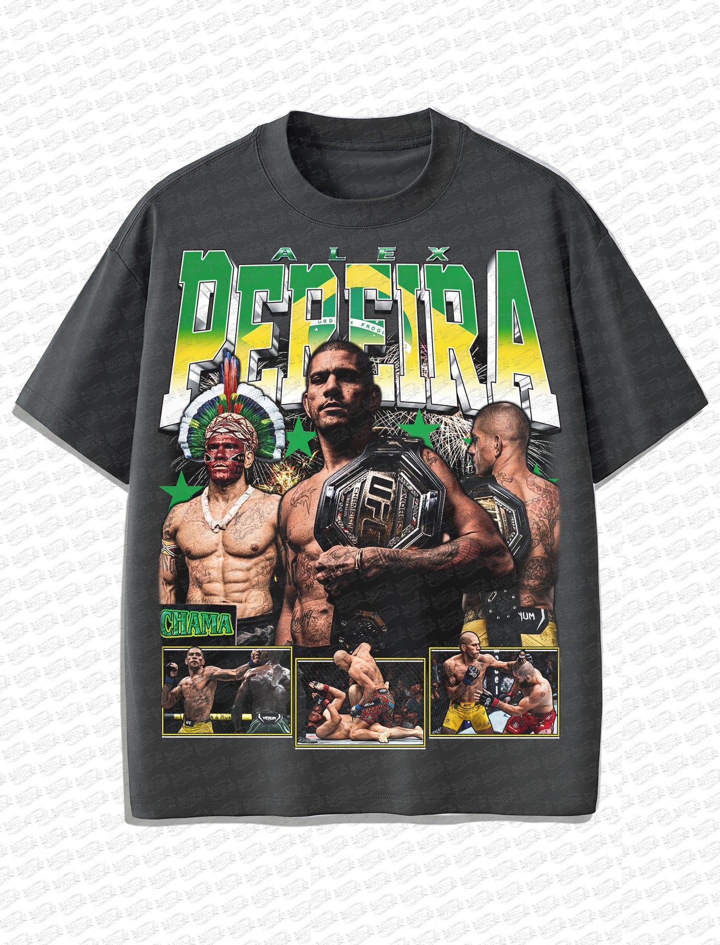 Alex Pereira “Poatan Legacy” Vintage T-Shirt – Retro UFC Bootleg Style