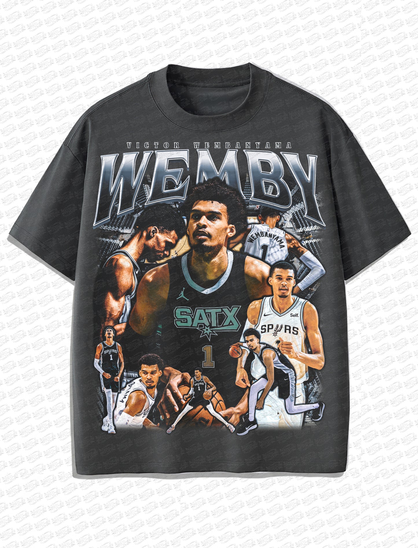 Victor Wembanyama “Alien Era” Vintage T-Shirt – Retro NBA Bootleg Style