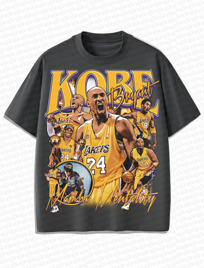 Kobe Bryant “Mamba Mentality” Vintage Tee – Retro Streetwear Bootleg