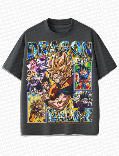 Dragon Ball Z “Saiyan Legacy” Vintage T-Shirt – Retro Anime Bootleg Style