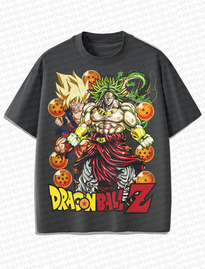 Dragon Ball Z “Super Saiyan Power” Vintage Tee – 90s Retro Anime Style