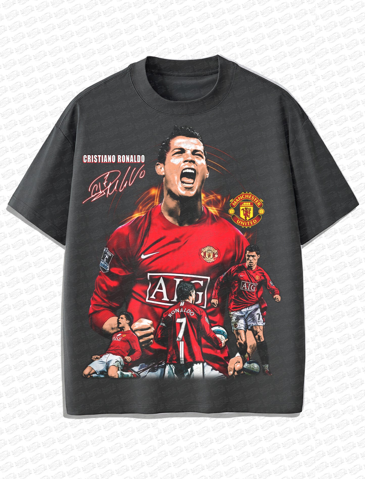 Cristiano Ronaldo Manchester United “Red Devil Legacy” Vintage T-Shirt