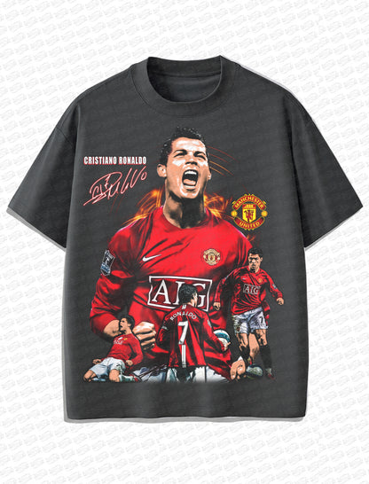 Cristiano Ronaldo Manchester United “Red Devil Legacy” Vintage T-Shirt