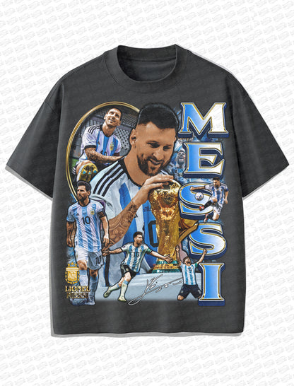 Messi Argentina “Last Dance 2026” Vintage Tee – 90s Retro Football Style