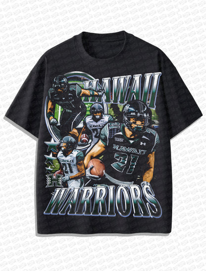 Hawaii Warriors Football “Island Legacy” Vintage T-Shirt – Retro Bootleg Style