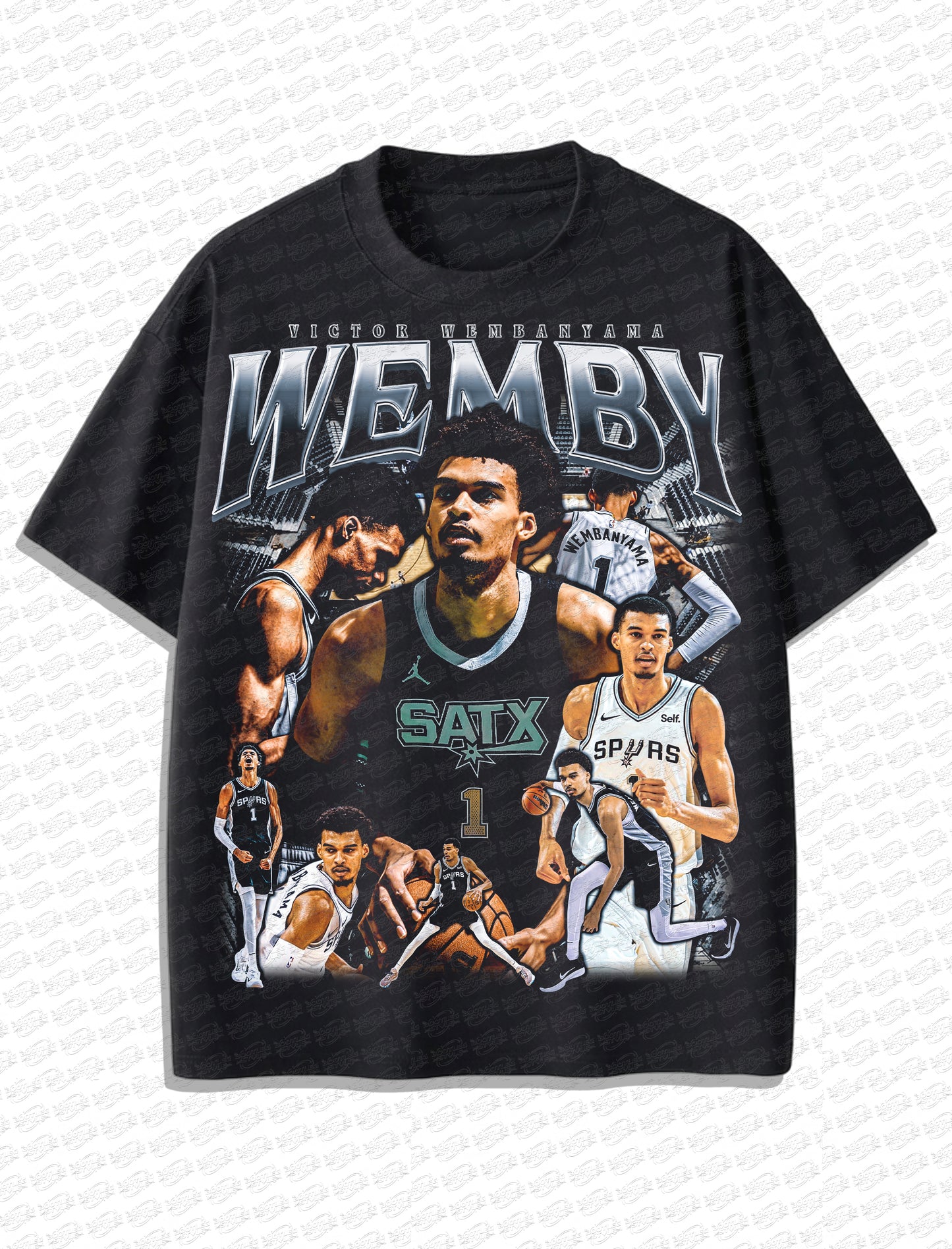Victor Wembanyama “Alien Era” Vintage T-Shirt – Retro NBA Bootleg Style