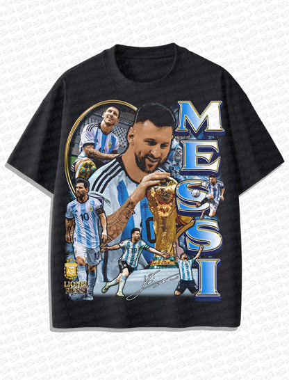 Messi Argentina “Last Dance 2026” Vintage Tee – 90s Retro Football Style