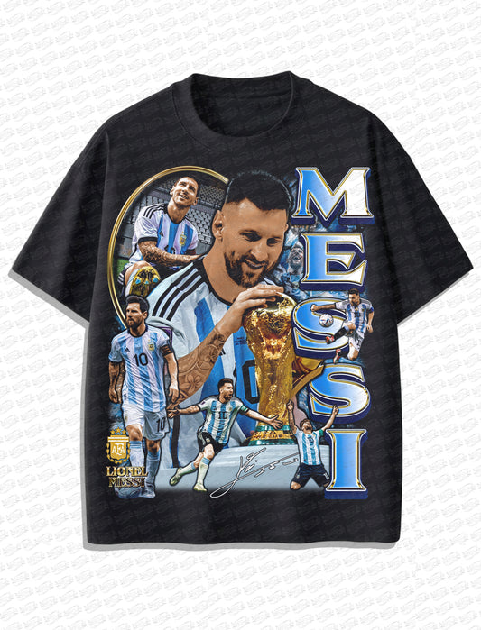 Messi Argentina “Last Dance 2026” Vintage Tee – 90s Retro Football Style