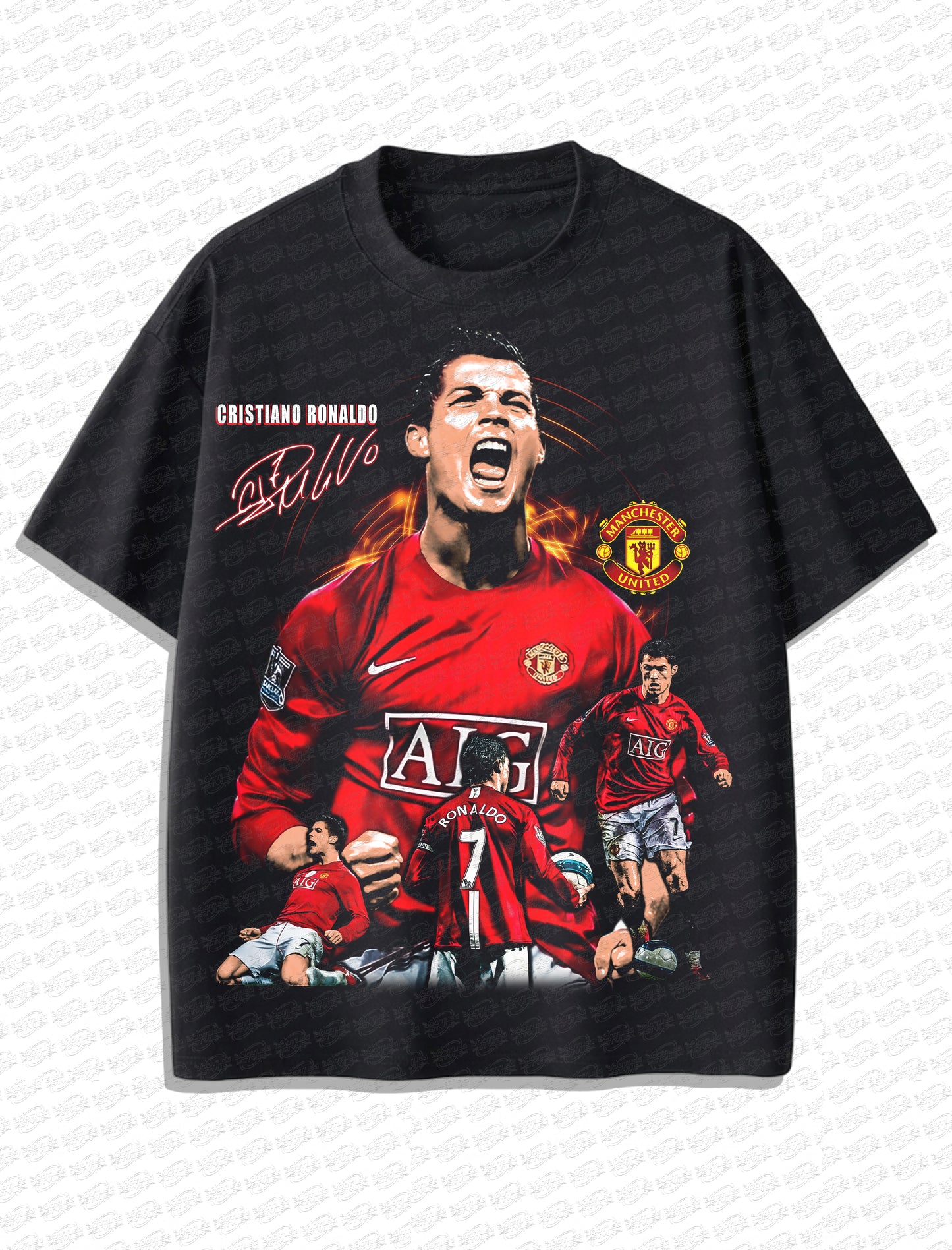Cristiano Ronaldo Manchester United “Red Devil Legacy” Vintage T-Shirt