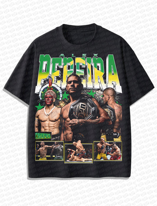 Alex Pereira “Poatan Legacy” Vintage T-Shirt – Retro UFC Bootleg Style