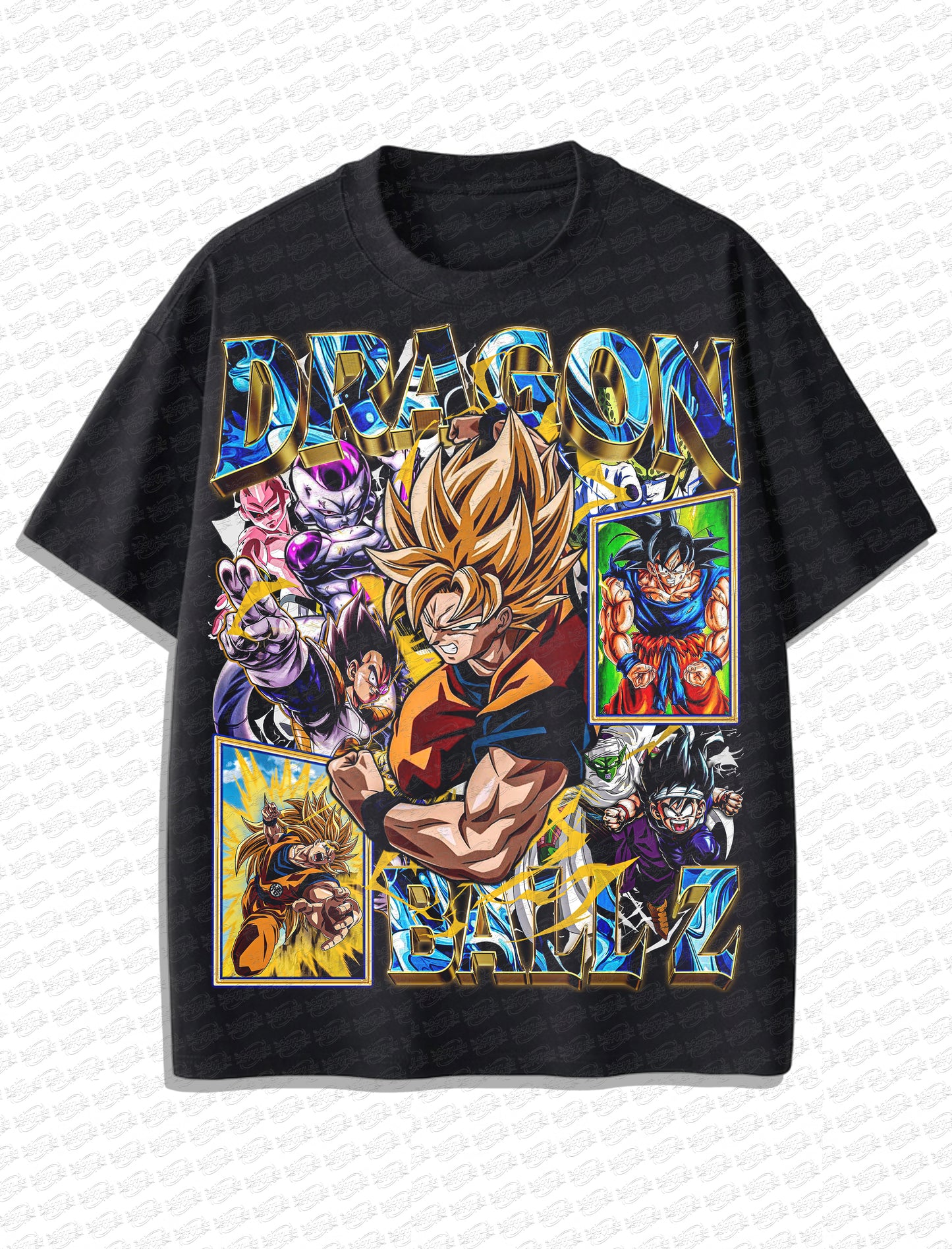 Dragon Ball Z “Saiyan Legacy” Vintage T-Shirt – Retro Anime Bootleg Style