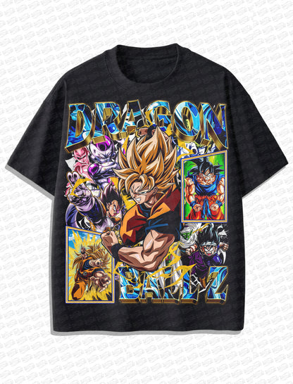 Dragon Ball Z “Saiyan Legacy” Vintage T-Shirt – Retro Anime Bootleg Style