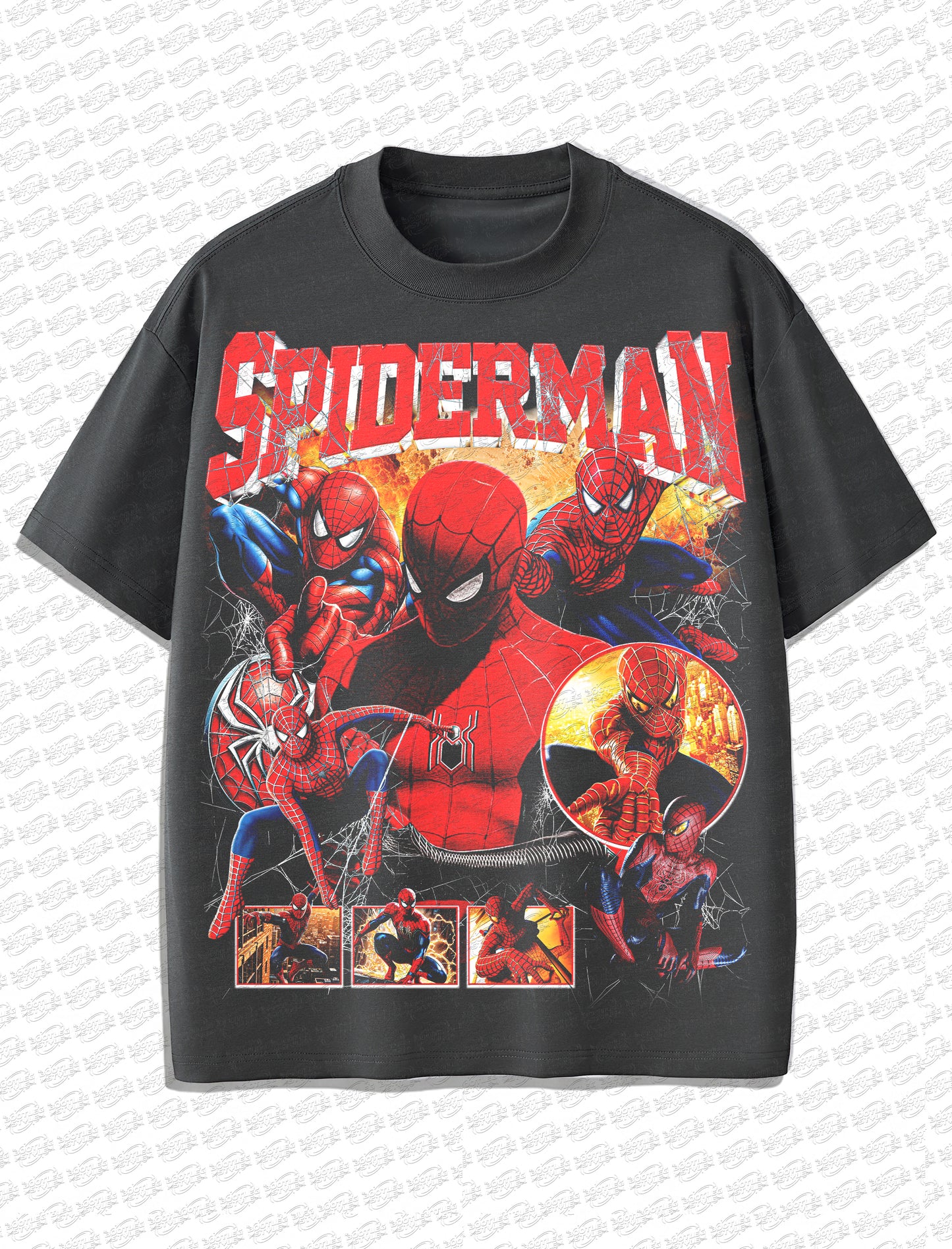 Vintage Spider Hero “Web Legend” T-Shirt – Retro Bootleg Style