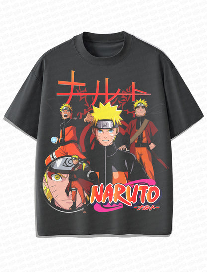Naruto Uzumaki Vintage T-Shirt – Retro Anime Bootleg Style
