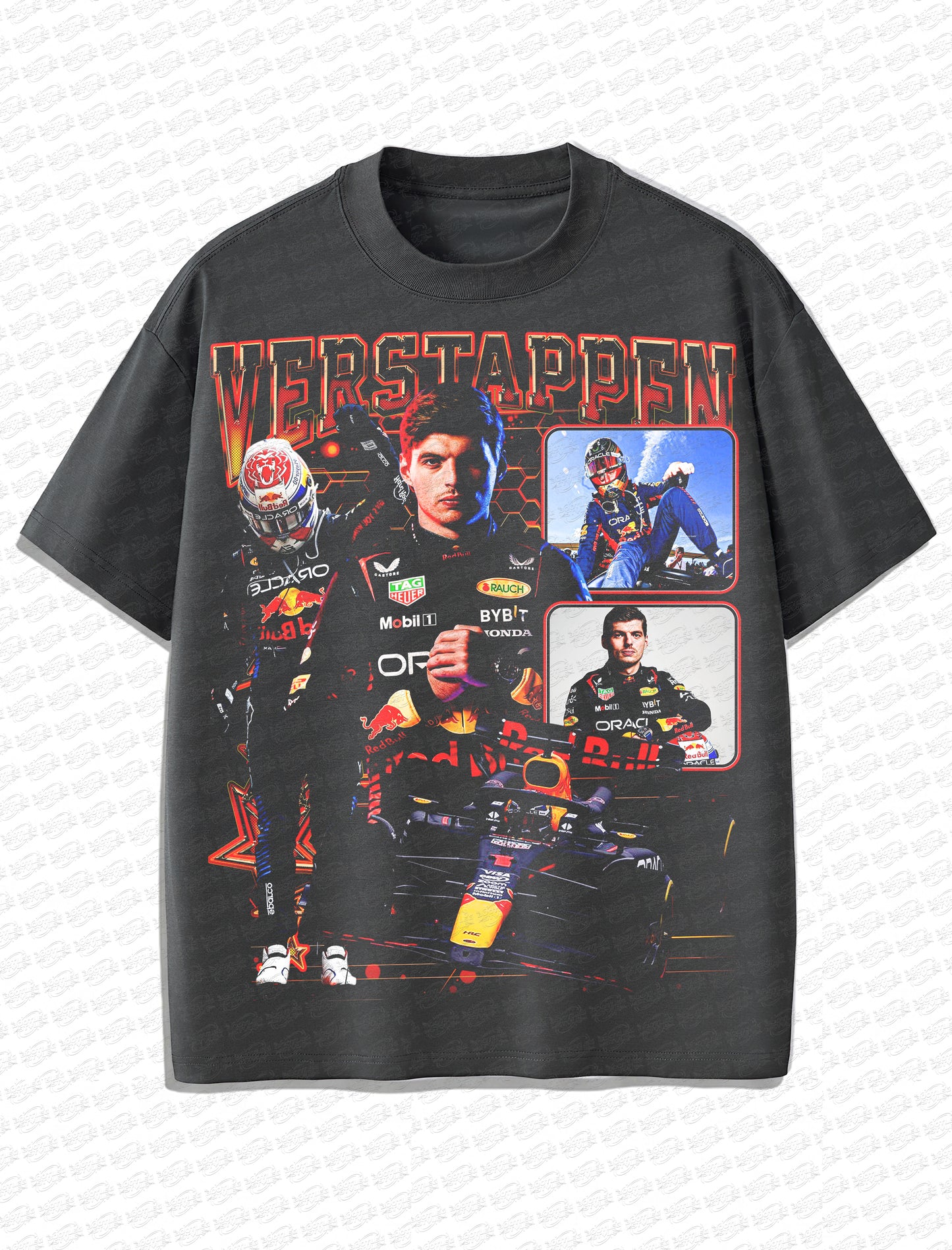 Max Verstappen Vintage T-Shirt – Retro F1 Bootleg Style