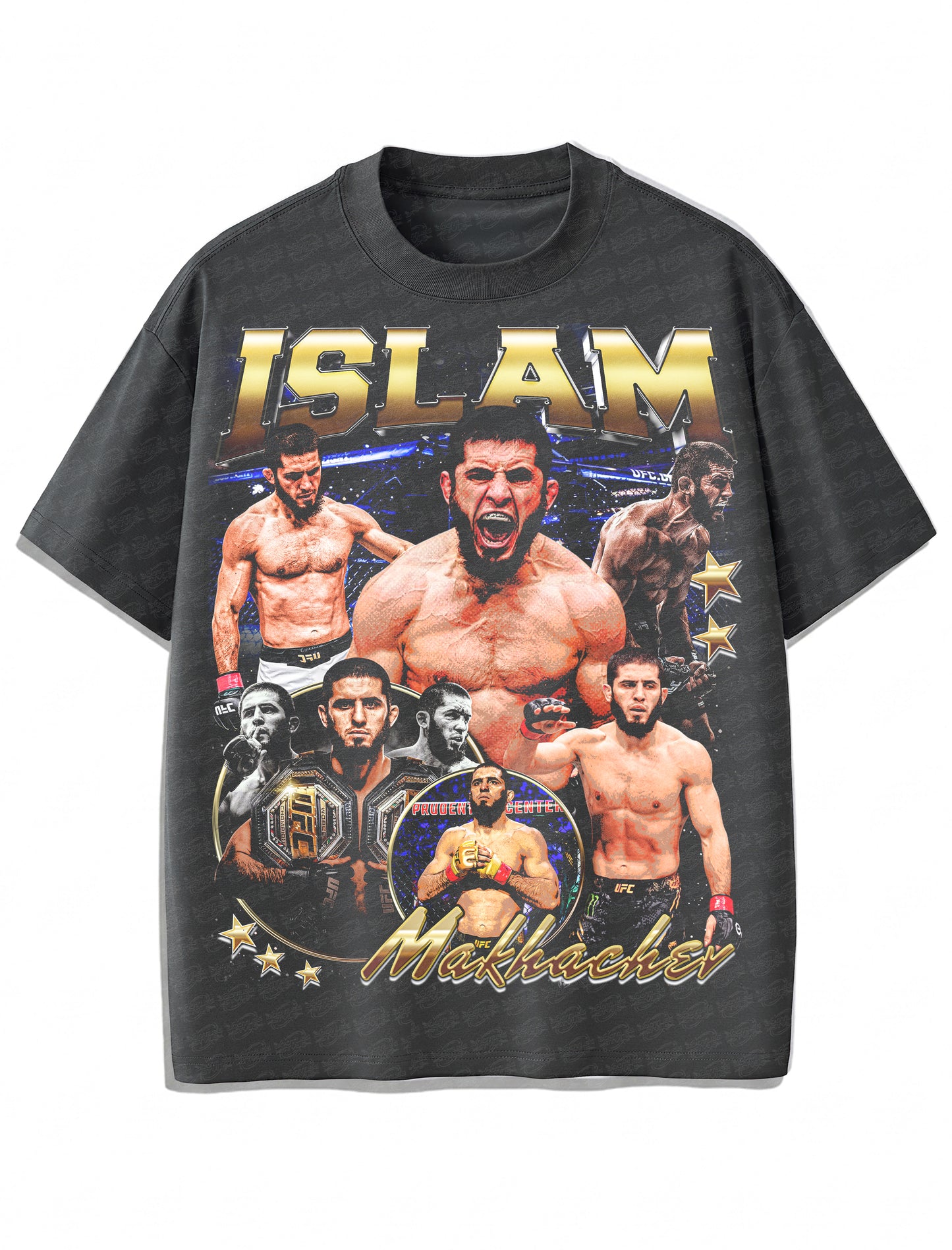 Islam Makhachev Vintage T-Shirt – Retro MMA Bootleg Style