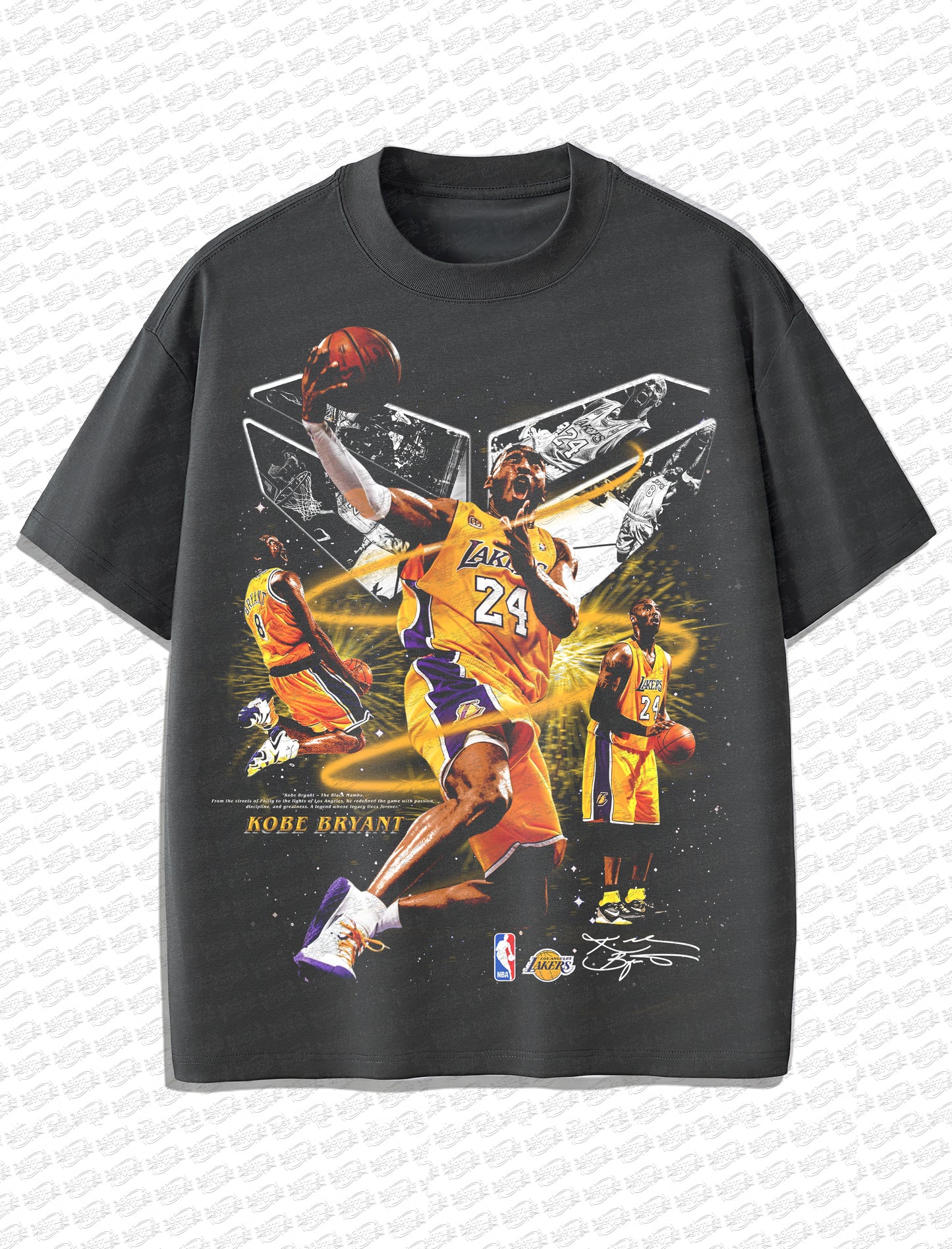 Kobe Bryant “Black Mamba” Vintage T-Shirt – Retro Lakers Bootleg Style