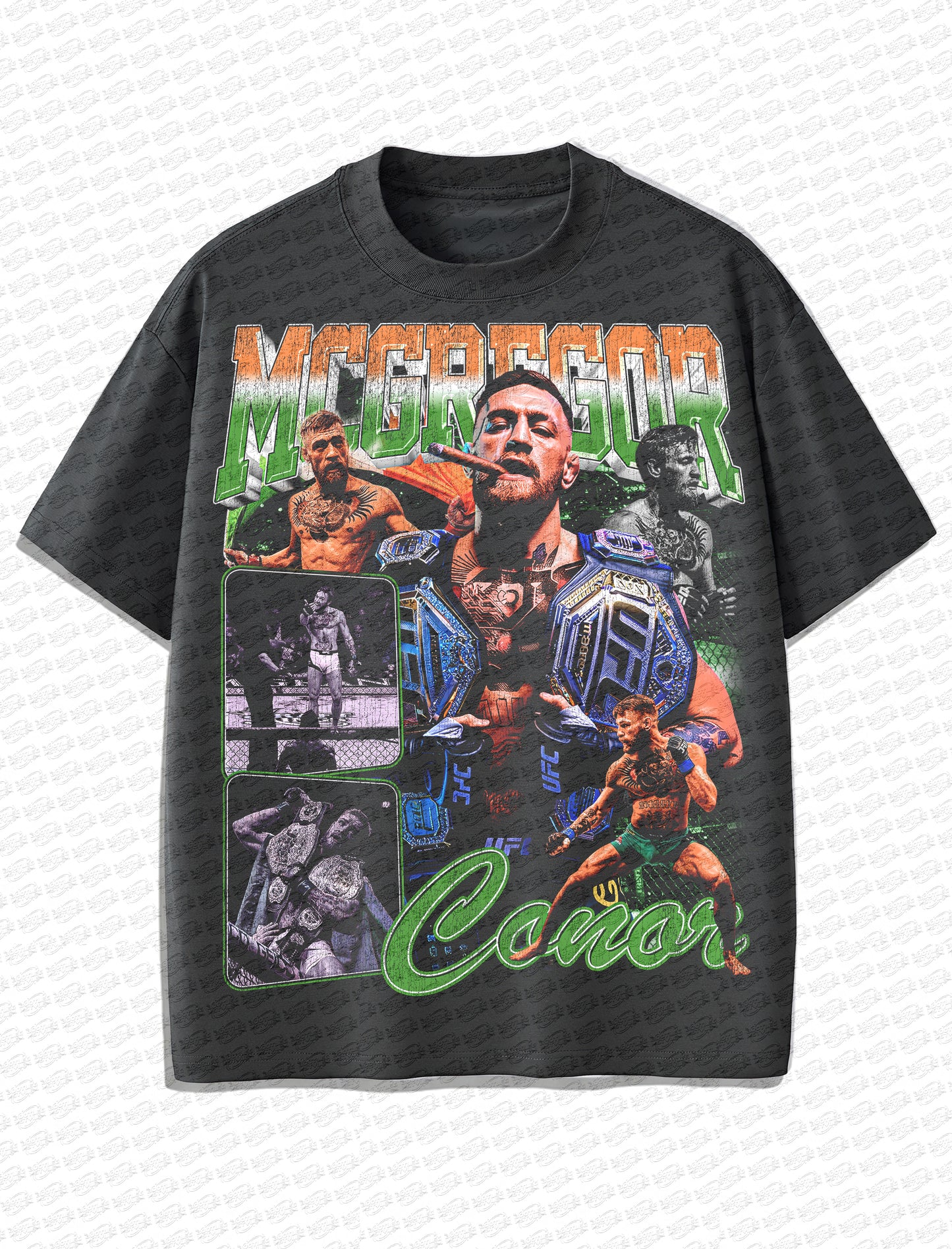 Conor McGregor “The Notorious” Vintage T-Shirt – Retro MMA Bootleg Style