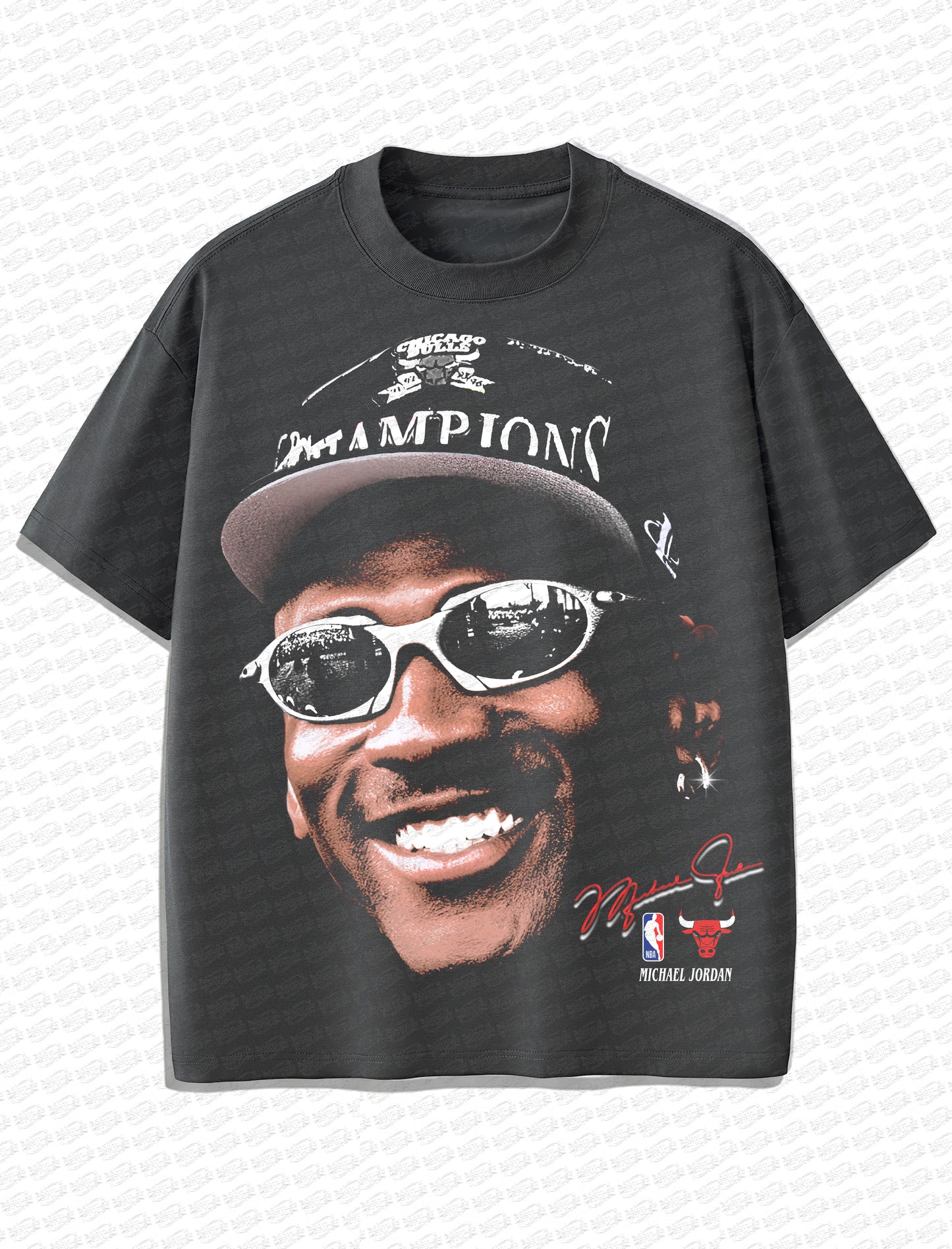 Michael Jordan Big Face Vintage T-Shirt – Retro NBA Bootleg Style