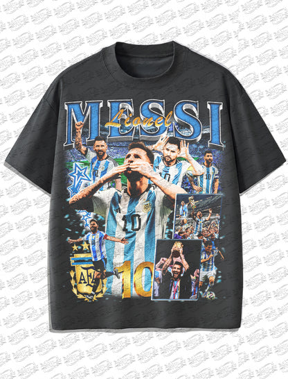 Messi World Cup 2026 Vintage Bootleg T-shirt – Argentina